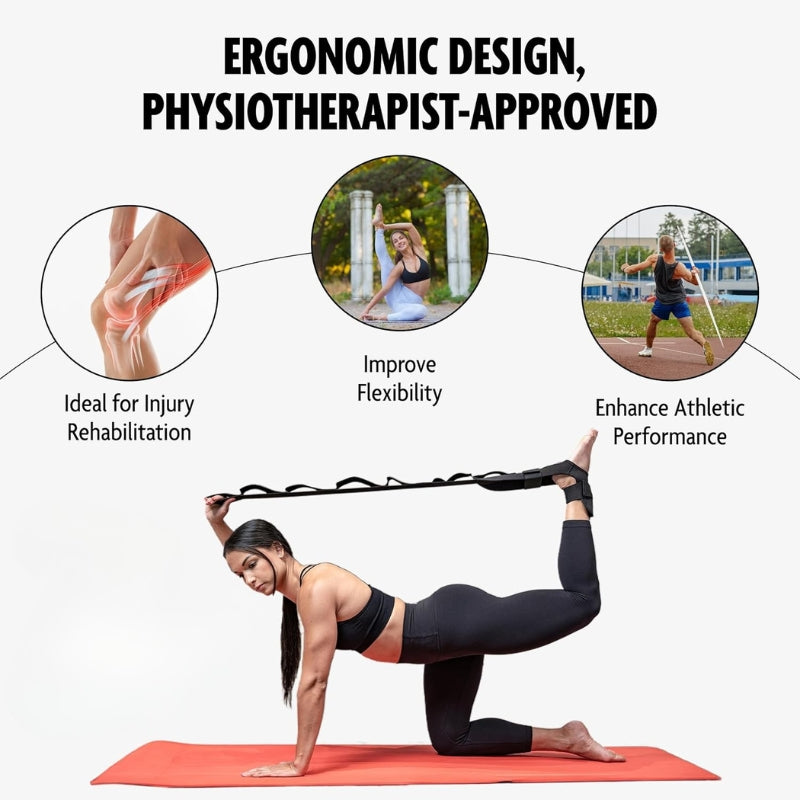 Easy Stretch™ | Guided Stretching & Yoga Strap for Beginners | Approved by WYA