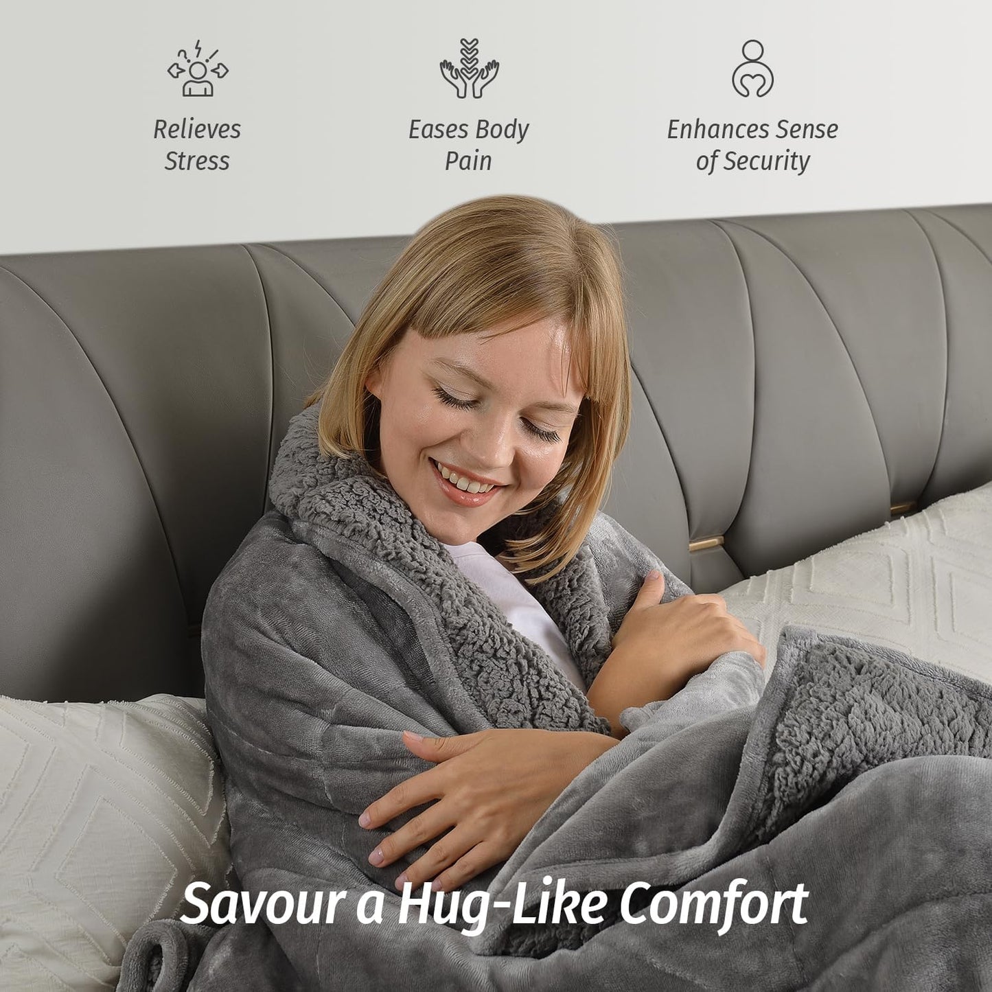 DreamLoom™ Weighted Blanket for Deep, Restful Sleep
