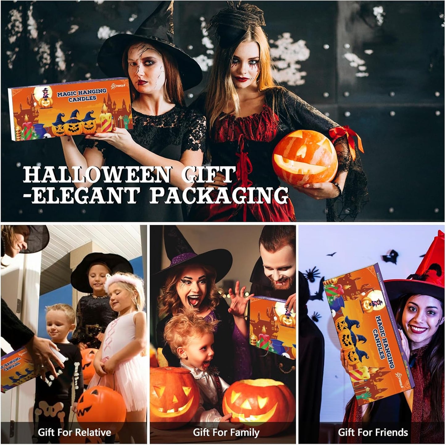 EnchantedGlow™ Floating LED Candles with Magic Wand