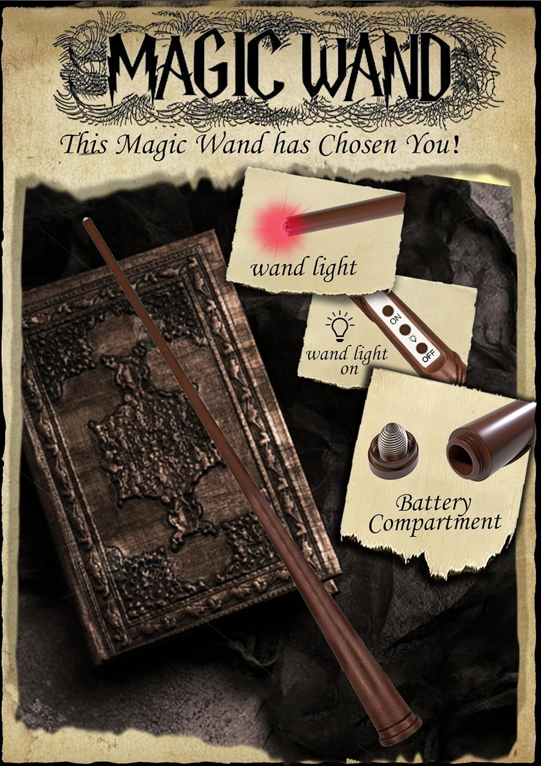 EnchantedGlow™ Floating LED Candles with Magic Wand