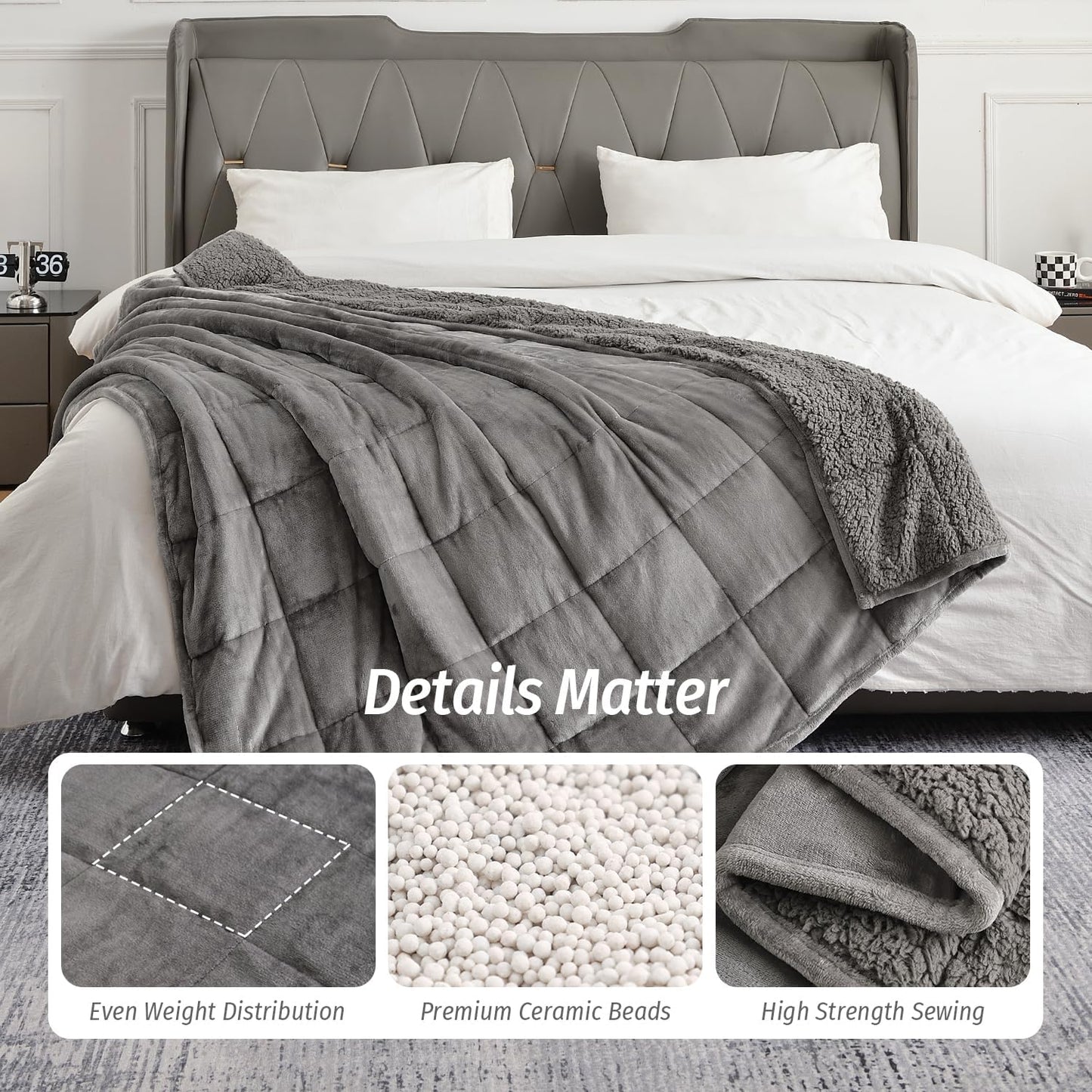 DreamLoom™ Weighted Blanket for Deep, Restful Sleep