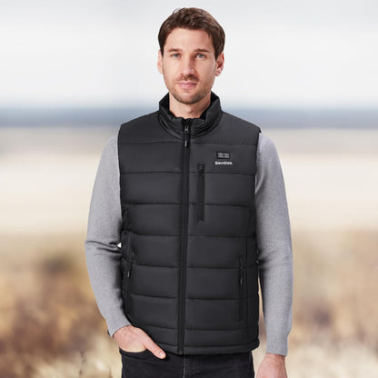 IronHeat™ Quilted Heated Vest for Men with Battery Pack