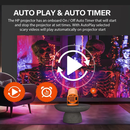 PhantomBeam™ Halloween Window Projector – Haunted Holograms in HD