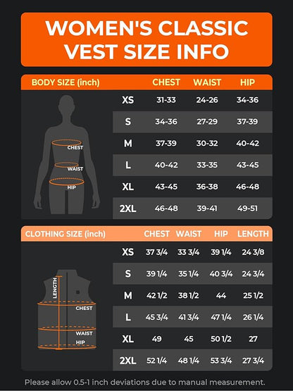 VeloraHeat™ Quilted Heated Vest for Women with Battery Pack