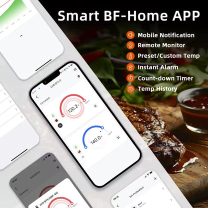 TempMaster™ Smart Bluetooth Grill Thermometer