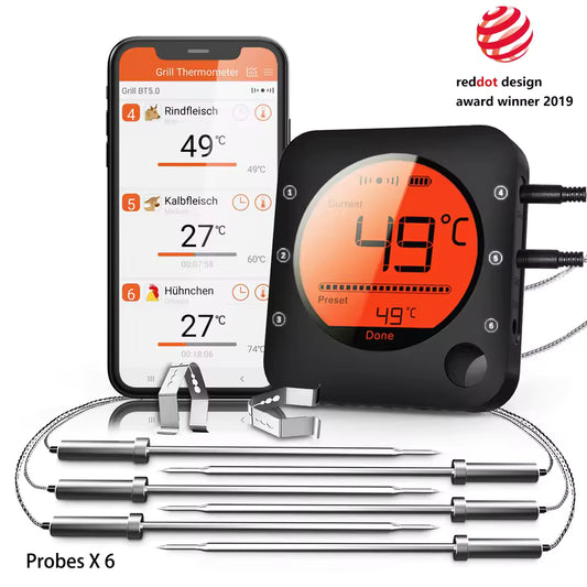 TempMaster™ Smart Bluetooth Grill Thermometer